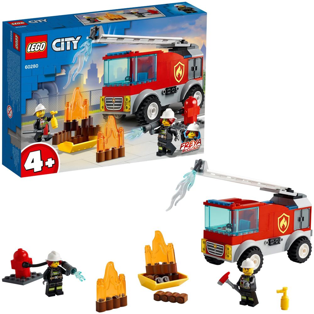 Конструктор LEGO City Fire 60280 Пожарная машина с лестницей