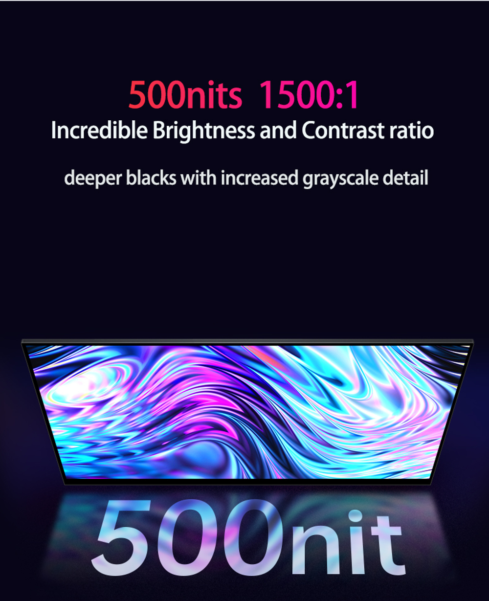 14" Портативный сенсорный монитор VCHANCE AQ14T 2240x1400, IPS, 2K, 60 Гц