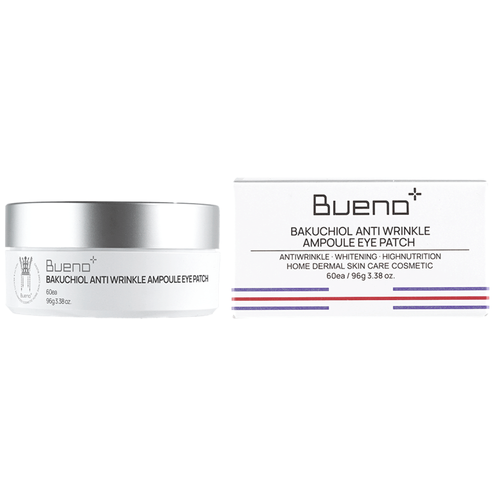 Bueno Bakuchiol Anti Wrinkle Ampoule Eye Patch омолаживающие патчи для глаз с волюфилином, бакучиолом и ретинолом