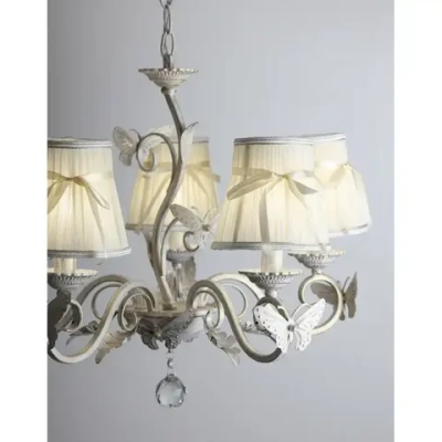 Люстра потолочная Rivoli Farfalla 2014-205 / светильник потолочный / люстра подвесная на кухню, в детскую комнату, в спальню, в коридор, в прихожую 5 x E14 40 Вт классика