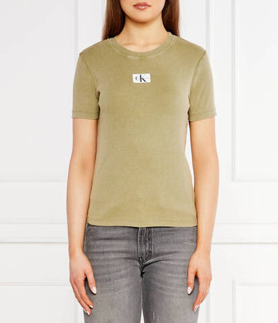 Футболка CALVIN KLEIN JEANS - оливковый(J20J223092)