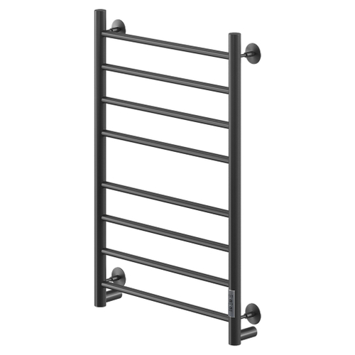 Полотенцесушитель MIXLINE VEGA  80х50 (таймер, 318 Вт, 8 перекладин) электрический ЧЕРНЫЙ