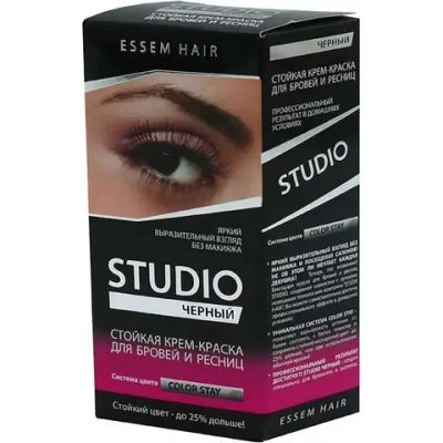 Краска для бровей и ресниц STUDIO Чёрный 30 мл