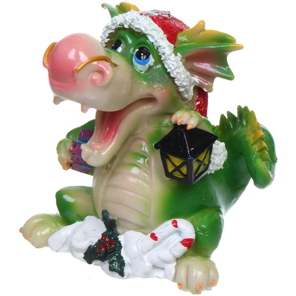 Фигурка «Новогодний Дракоша» 12,5*12*10 см, микс