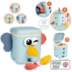 Моторная игрушка Smoby Little 140316 Зверята 3 в 1 развивающая 15 элементов от 18 месяцев — фото 3