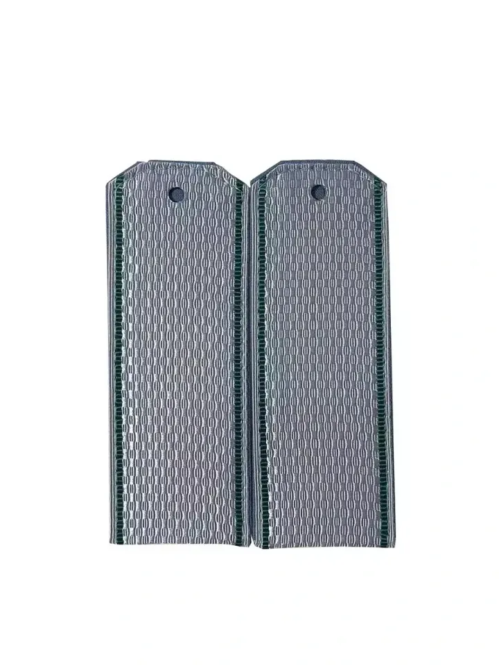 Погоны ПС на рубашку кант зеленый