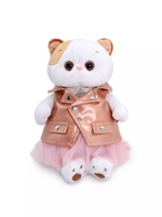Мягкая игрушка Кошечка Ли Ли в юбке и жилетке 24 см LK24-046