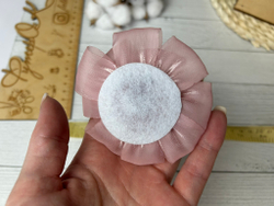 Бант (цветок) ОРГАНЗА микс 8,5см