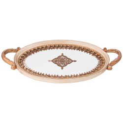 ПОДНОС ДЕКОРАТИВНЫЙ КОЛЛЕКЦИЯ "РОКОКО", 42*23,2*4,2CM