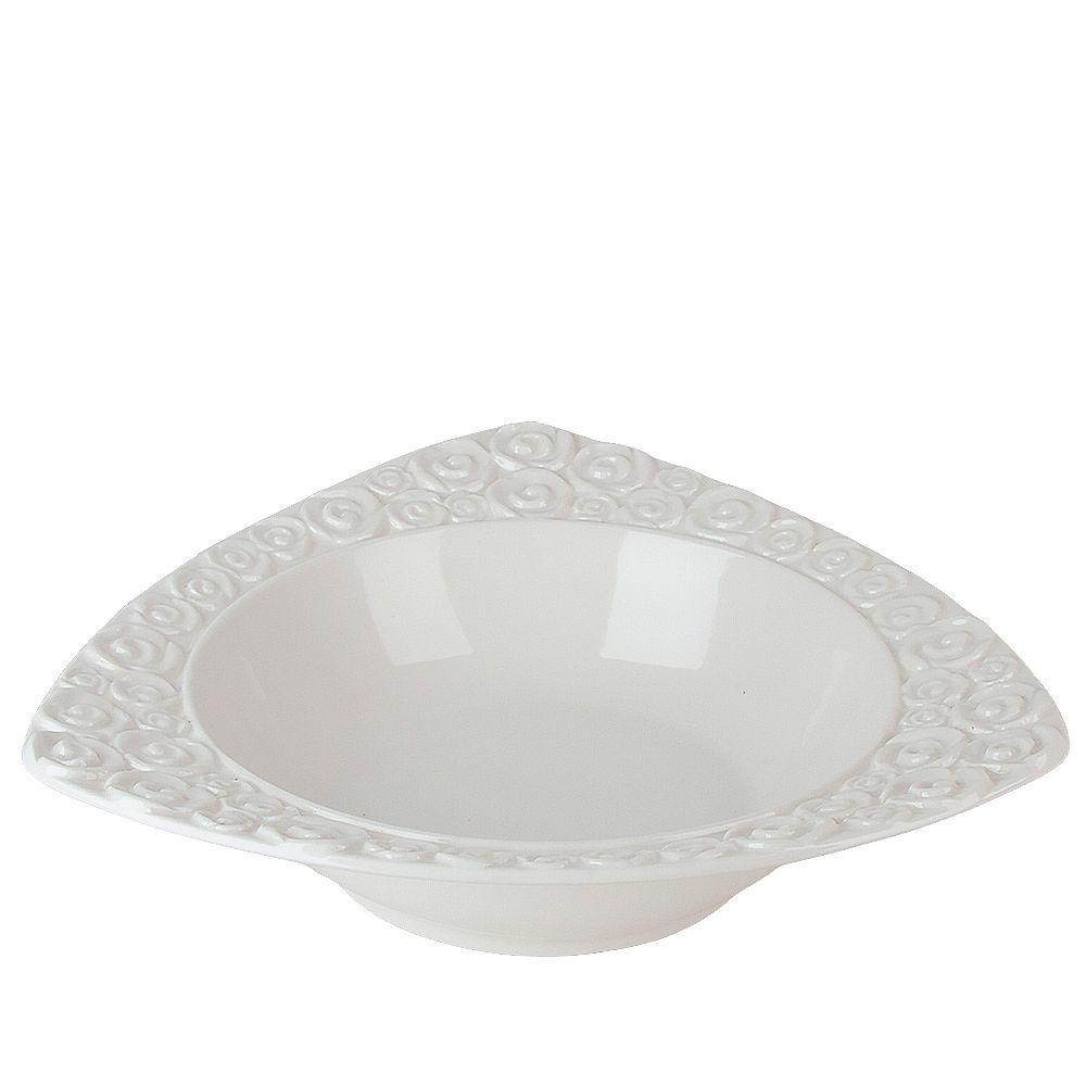 Салатник " " 25,5*25*5,7см. v=750мл.(min5) (фарфор) (транспортная упаковка)