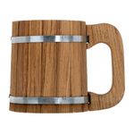 33373 КРУЖКА 0,5 Л, ДУБ (1/3) "БАННЫЕ ШТУЧКИ"