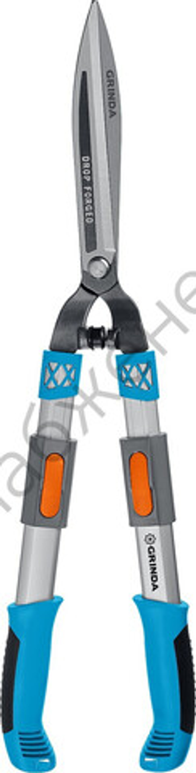 GRINDA FH-800T, длина 630 - 800 мм, кованые лезвия, телескопический, алюминиевые рукоятки, кусторез, PROLine (423790)