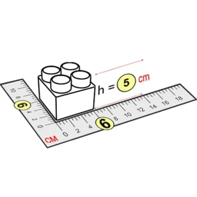 Элемент 6x6x5 см для конструктора 5"