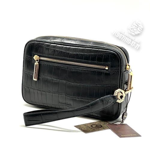 Клатч Stefano Ricci из кожи крокодила