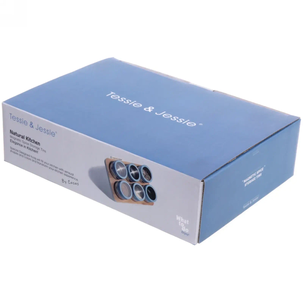 Набор емкостей для специй «O'lala» 6шт на подставке 23*16.5см