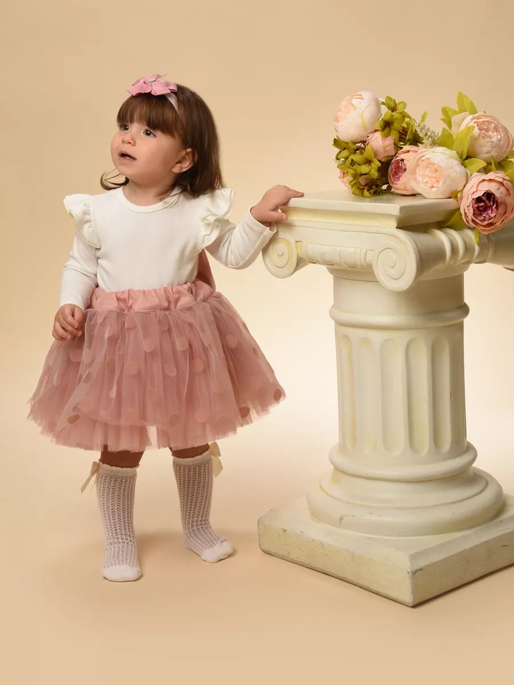 Юбка-пачка в горох