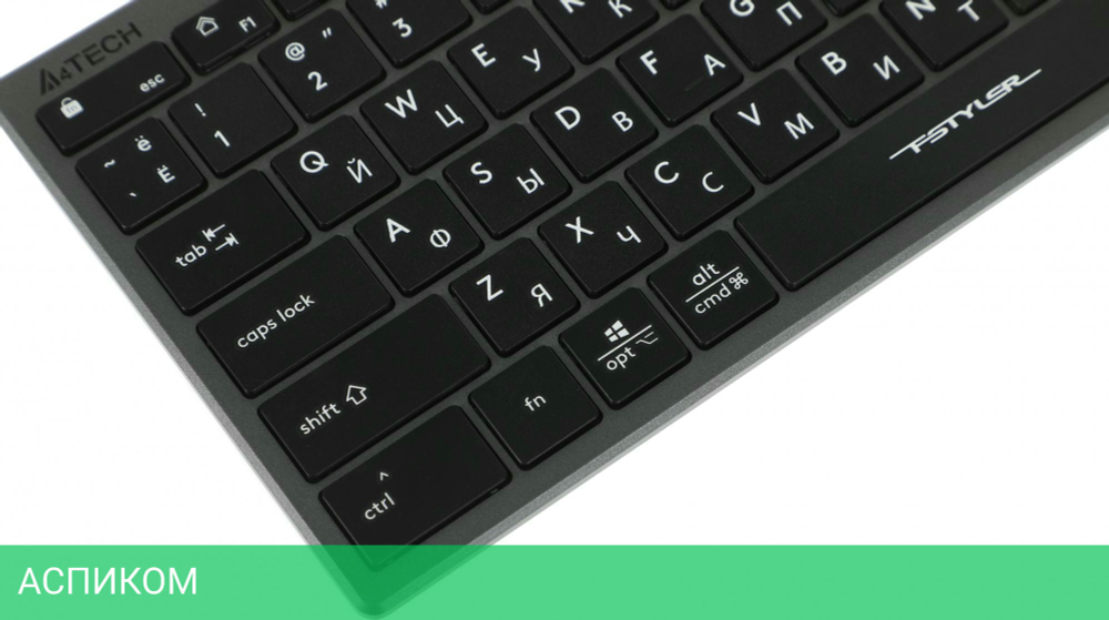 Клавиатура A4Tech Fstyler серый (FX51)