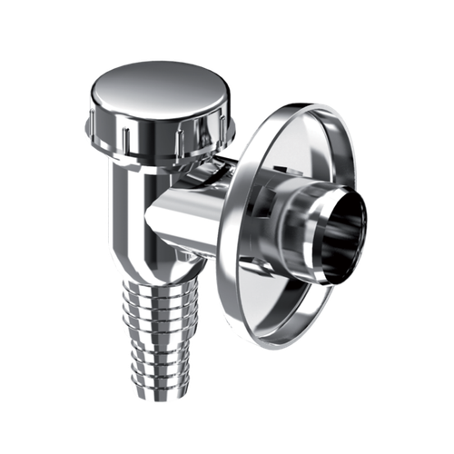 Минисифон для стиральной машины (посудом.маш.) K100H хромир. пласт. UNICORN