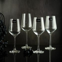 Бокал для вина 350 мл хр. стекло Hotel "Edelita" d 5,5 см h22 см P.L. - BarWare [6]