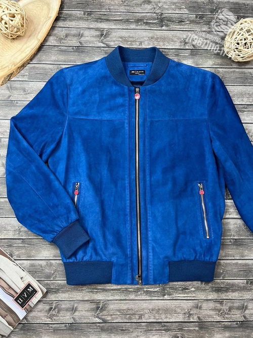 Кожаный бомбер Kiton