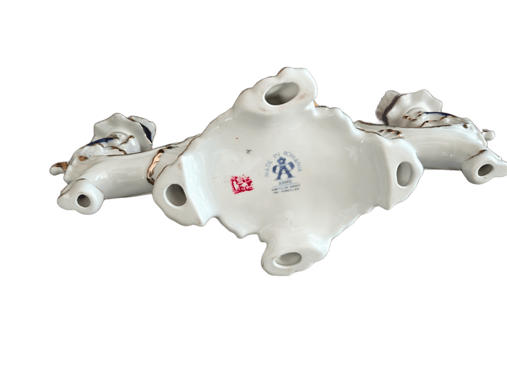 &&& Фарфоровый подсвечник "Ангел Путти" Arpo, Румыния