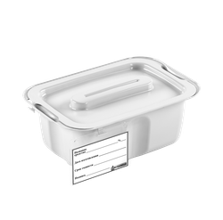 Емкость-контейнер полим. для дезинф. и предстерилиз. обраб. мед.инстр. ЕДПО-1 белый