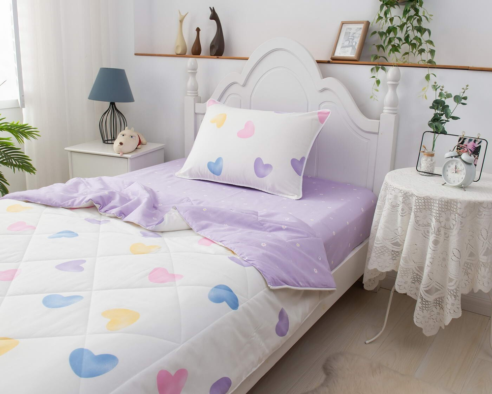 Детское постельное белье 1.5 спальное Sofi De MarkO Сердца