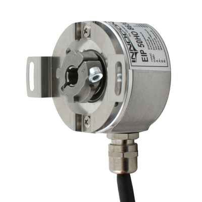 Инкрементальный программируемый энкодер INNOCONT EIP 50HO 8630V3000-R2 D=50мм, полый вал 8мм, 5…30VDC, выход TTL/HTL с инверсией, IP 54