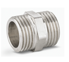 Ниппель латунный LD Ду25 НР никель .67.501.25 129-8118