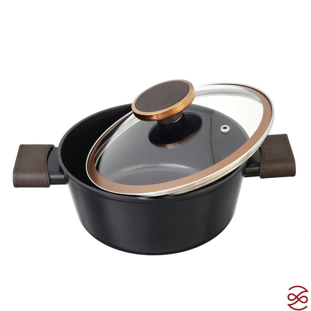 Кастрюля со стеклянной крышкой Neoflam Noblesse 2,2 л, 20 см (индукция)