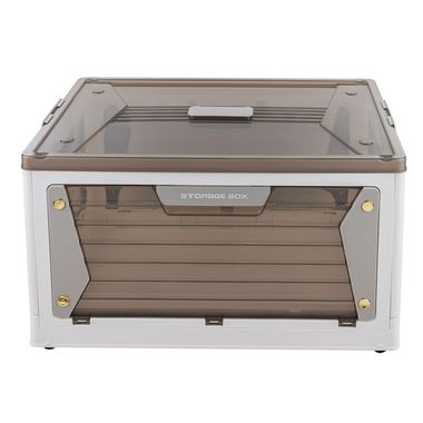 Ящик пластмассовый складной на колесиках для хранения (размер M-52.5х36х29см) WMC TOOLS WMC-ORGBB2