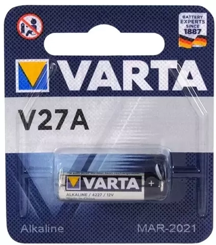 Батарейка сигнализации 27A 12В Varta