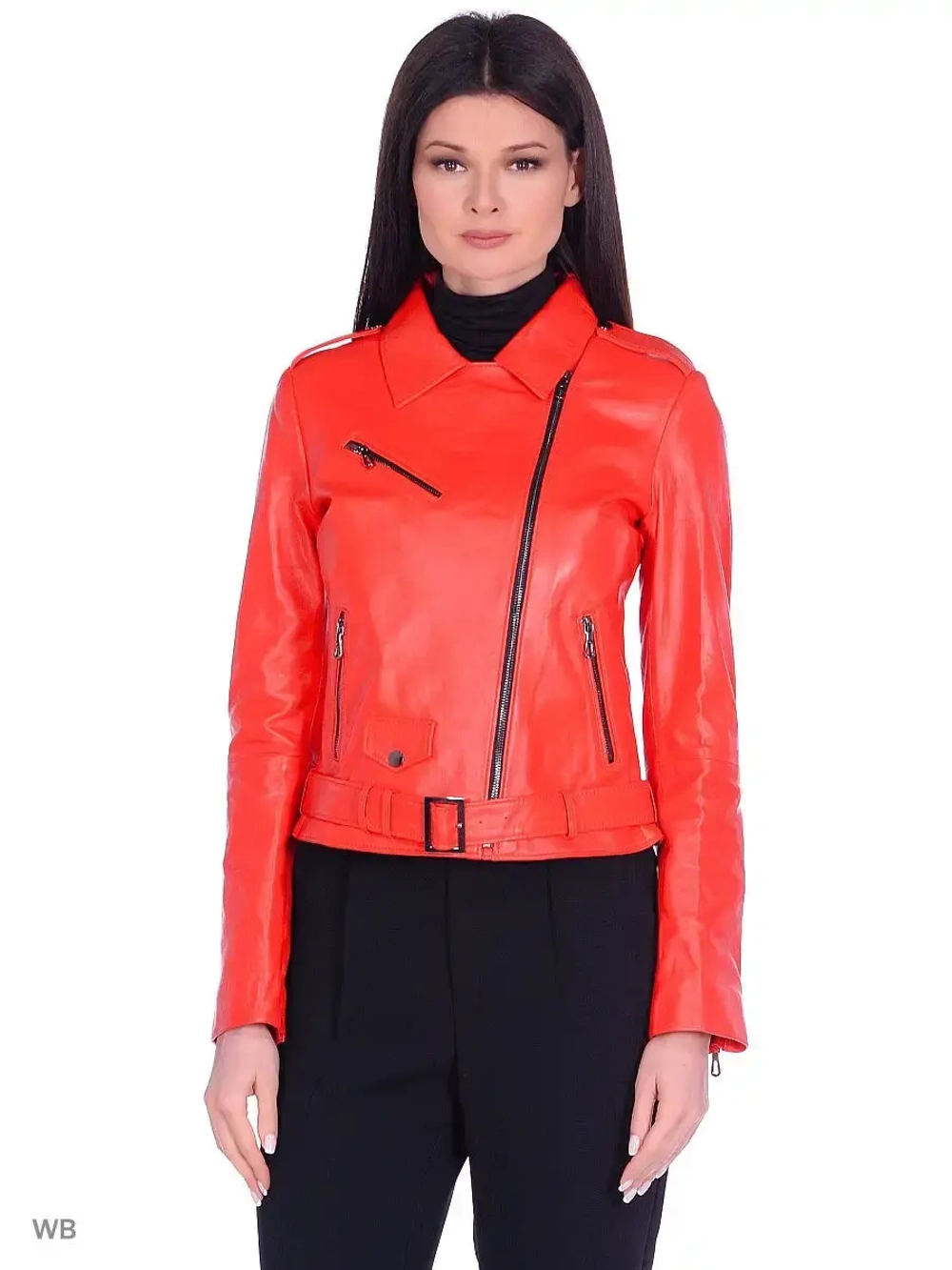 Косуха кожаная куртка женская Турция