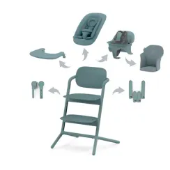Стульчик Cybex Lemo 4-in-1 Set Stone Blue