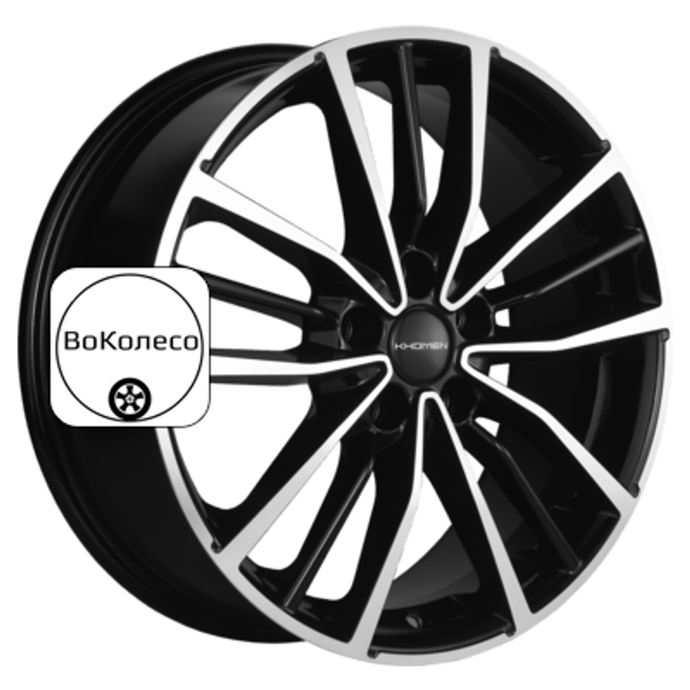 7x18/5x114,3 ET45 D60,1 KHW1812 (Changan CS75 (Plus)) Black-FP Khomen Wheels