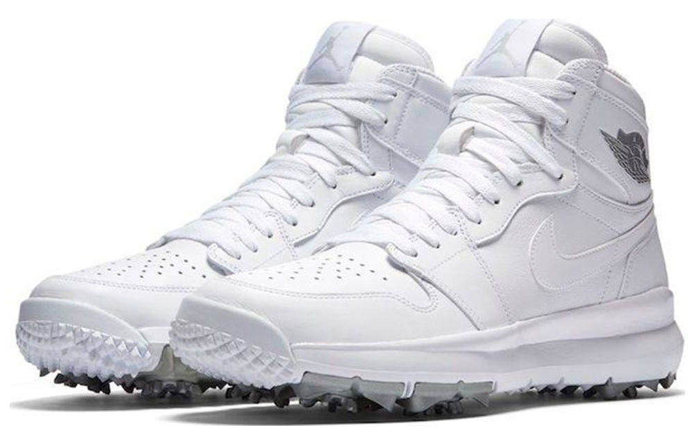 Кроссовки Jordan Air Jordan 1 Retro Golf Cleat White Metallic