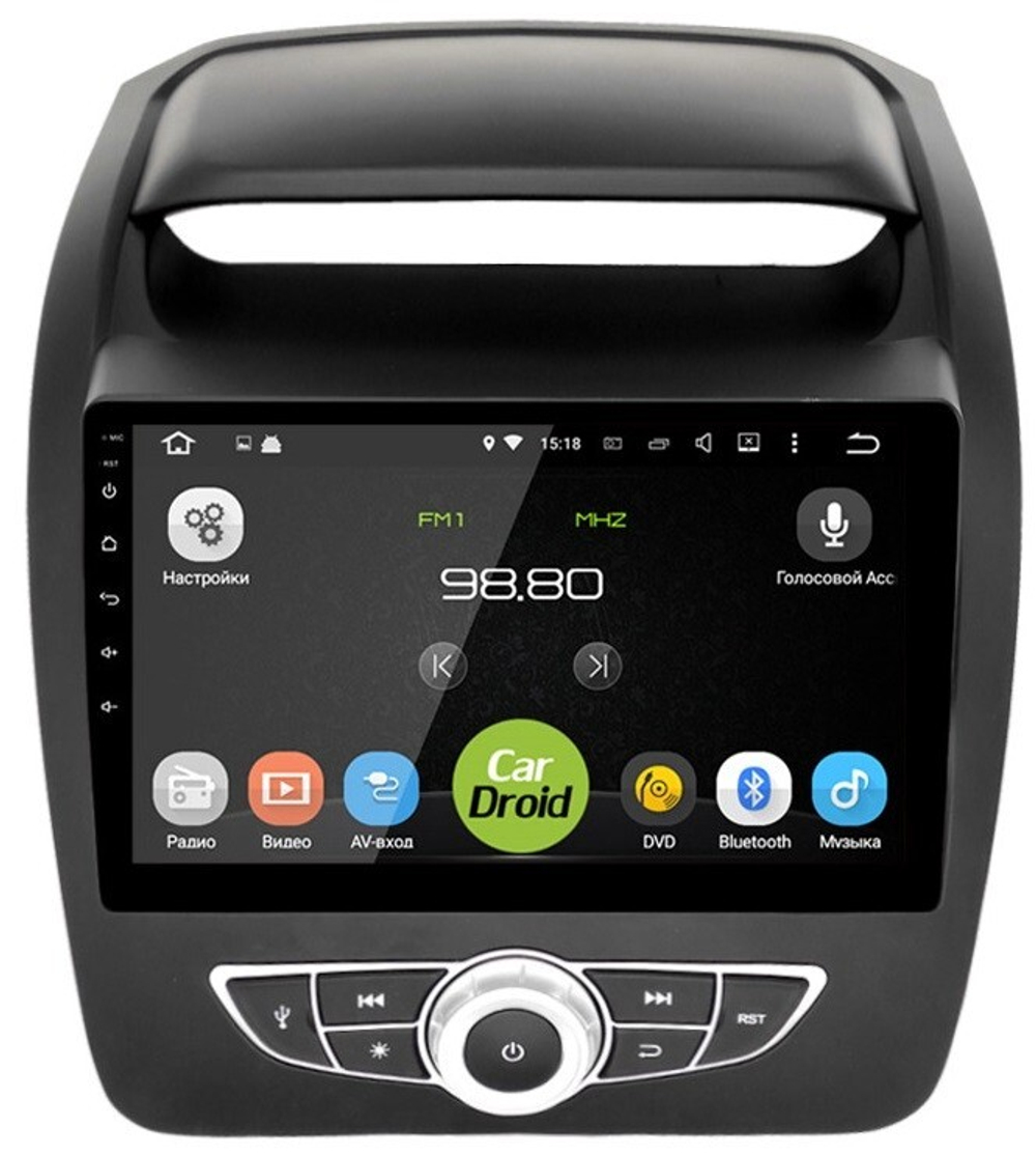 Магнитола для KIA Sorento 2012-2016 (климат на ШГУ) - Roximo RM-2331 Android 12, 8-ядер, 4/64Гб, SIM-слот