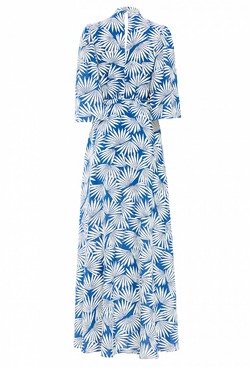 Длинное платье с разрезом и с поясом 29-02-20 SS