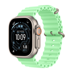 Умные часы Apple Watch Ultra 3 (2025) GPS + Cellular, 49mm, Natural Titanium Case with Neon Green Ocean Band
