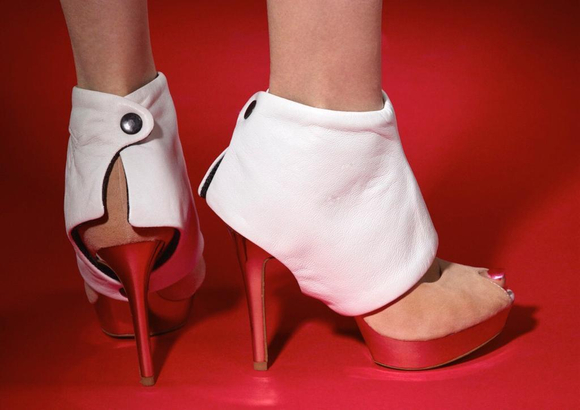 Гамаши кожаные