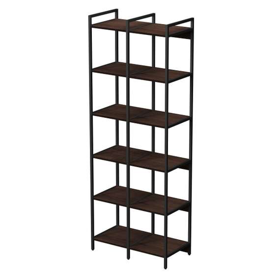 10СВД.6.400 Стеллаж высокий двойной 6 полок, узкий (780*400*2080)