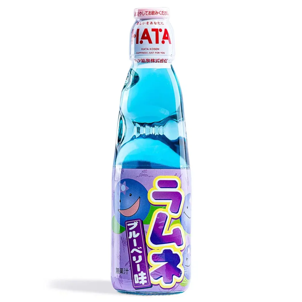 HATA KOSEN Ramune со вкусом черники 200 мл, Япония