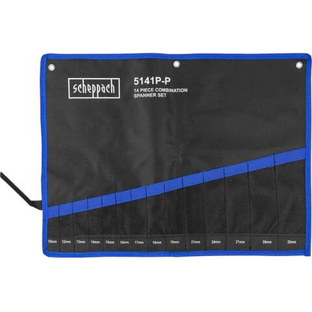 Органайзер тканевый Scheppach для набора ключей 14 пр. Sch-5141P-P(59119)