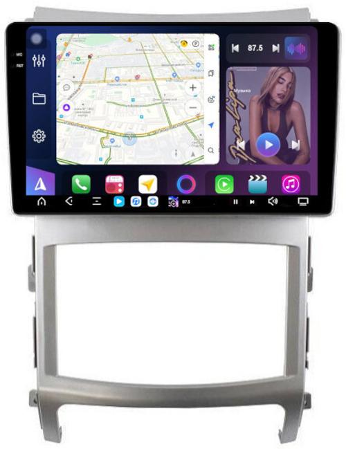 Магнитола для Hyundai ix55 2009-2013 - FarCar S500-TS20 монитор 9.5" 2K QLED на Android 14, Быстрейшая, CarPlay, 4G SIM-слот