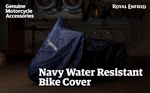 Непромокаемый чехол для мотоцикла Royal Enfield, синего цвета, арт. 1990643