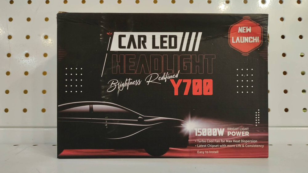 HB4 (9006) CAR LED Y700 / Светодиодные лампы Led, линзы, цоколь: HB4 (9006) (2 шт./ комплект)
