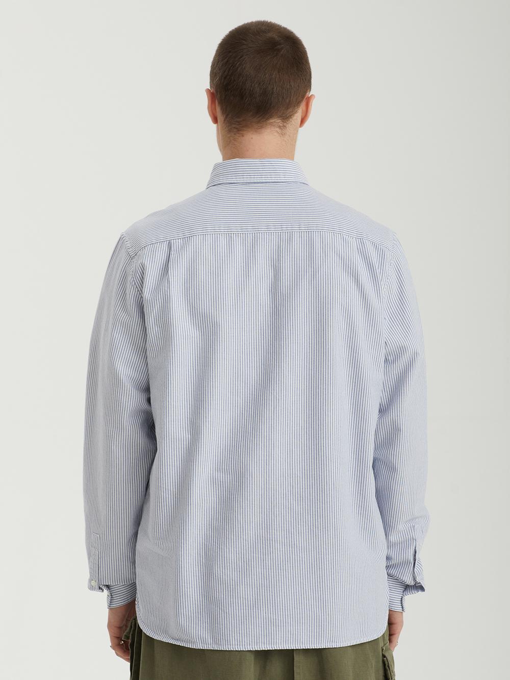 Мужская Рубашка Oxford Stripe