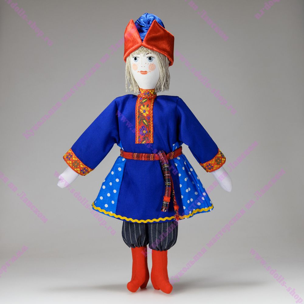 Текстильная кукла Крестьянский мальчик