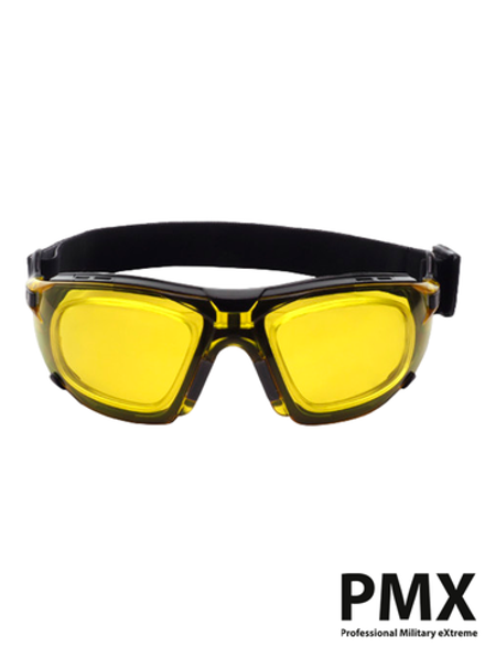 Очки PMX Mark II G-7630STRX Anti-Fog Diopter. Жёлтые