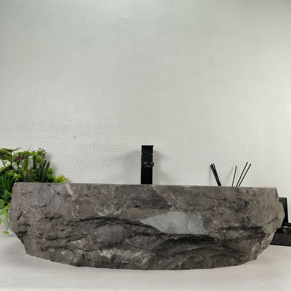 Раковина из мрамора Erozy Grey EM-65031 64*50*15 0890